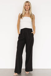 Malin Wide Leg Pants | Black