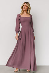 Giselle Maxi Dress | Vintage Plum