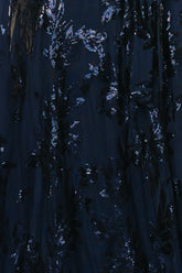 Fabric Swatch - Muse Sequin | Navy