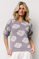 Belle Sweater Top | Dusty Lavender - Baltic Born