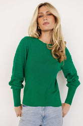 Jens Sweater Top | Green - Baltic Born