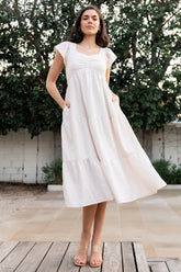 Kesler Midi Dress | Cream - Baltic Born