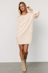 Margaux Sweater Dress | Cream - Baltic Born