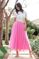 Mila Tulle Skirt | Taffy Pink - Baltic Born