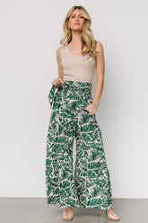 Monterey Pants | Green Print - Baltic Born