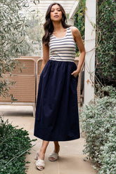 Nantucket Tank Dress | Navy Stripe - Baltic Born
