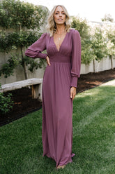 Olivia Maxi Dress | Vintage Plum - Baltic Born
