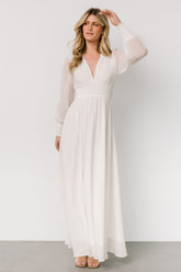 Olivia Maxi Dress | White - Baltic Born