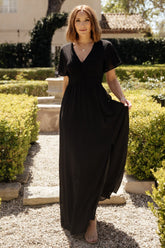 Ramona Maxi Dress | Black - Baltic Born