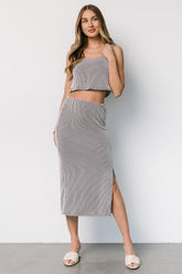 Sabrina Tank + Skirt Set | Blue Stripe - Baltic Born