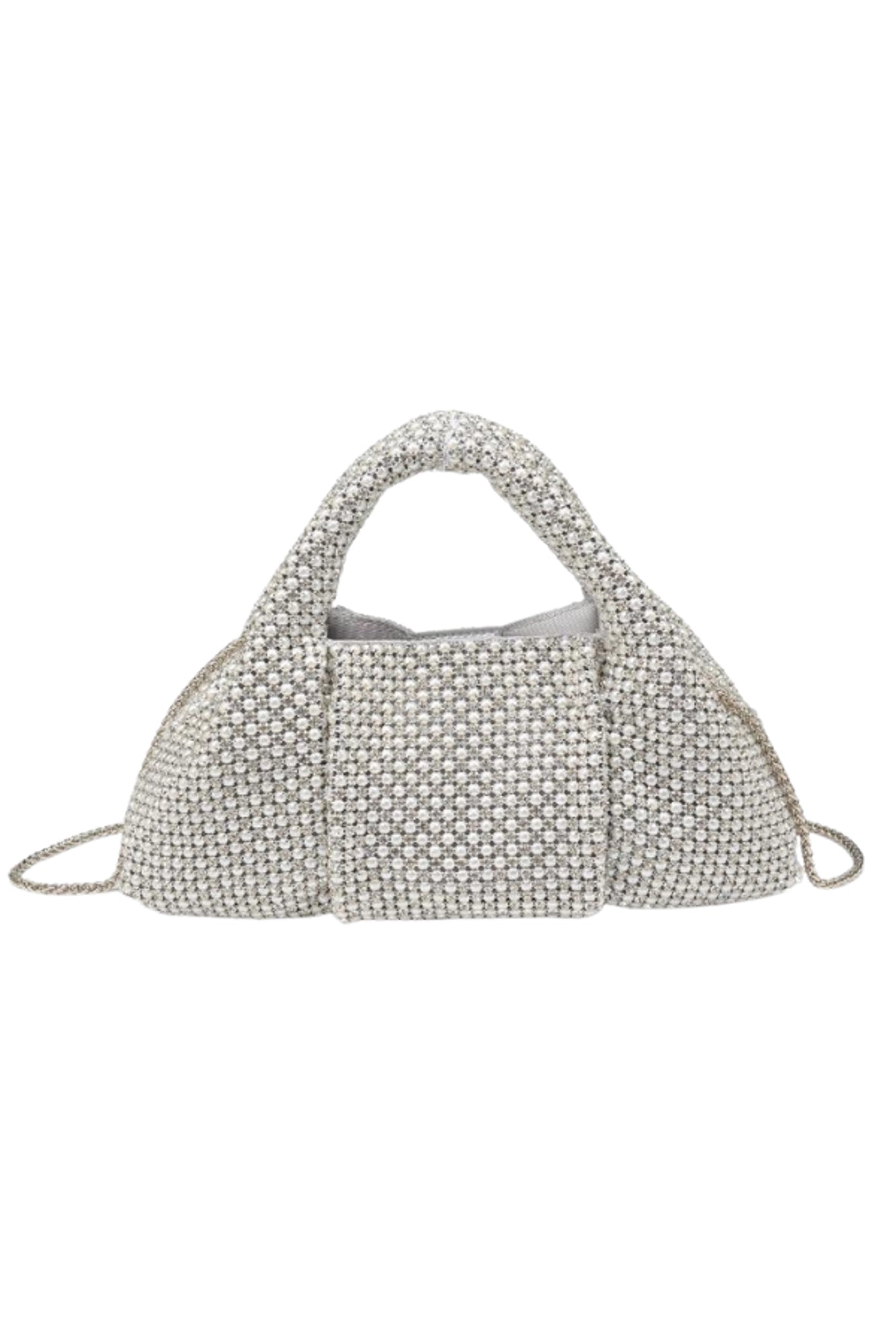 Juliette Evening Bag | Pearl Silver