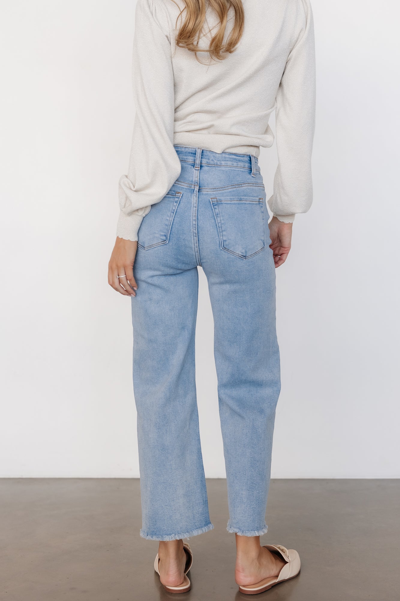 Brody High Rise Wide Leg Jeans | Light Wash