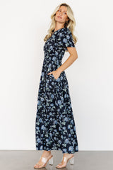 Kristin Maxi Dress | Navy Floral