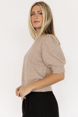 Keira Sweater Top | Latte