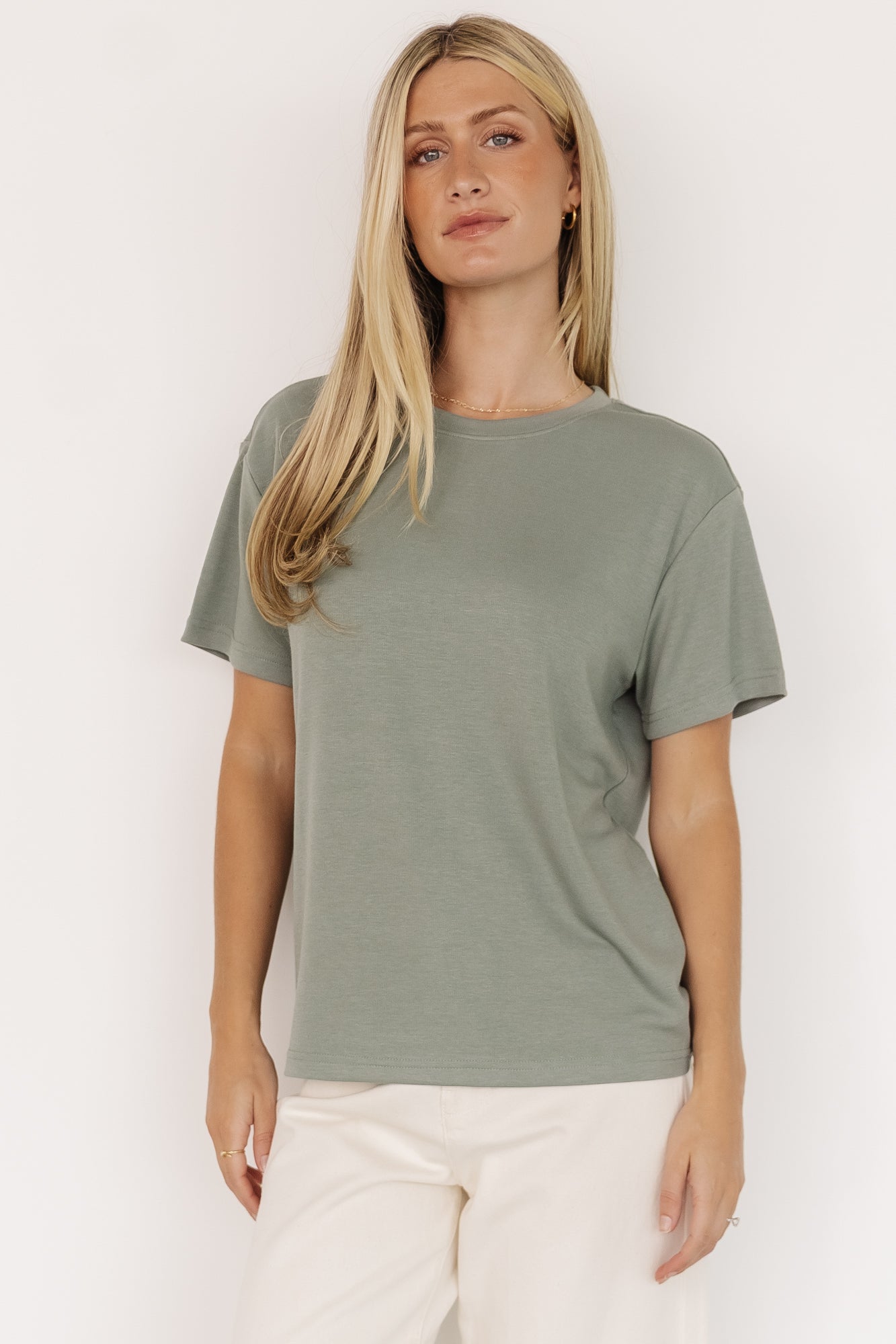 Elliot Relaxed Tee | Sage