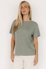 Elliot Relaxed Tee | Sage