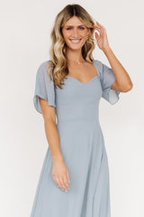 Fabric Swatch - Sierra Chiffon | Light Blue