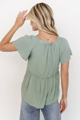 Unity Button Up Top | Sage