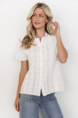 Zara Lace Top | White