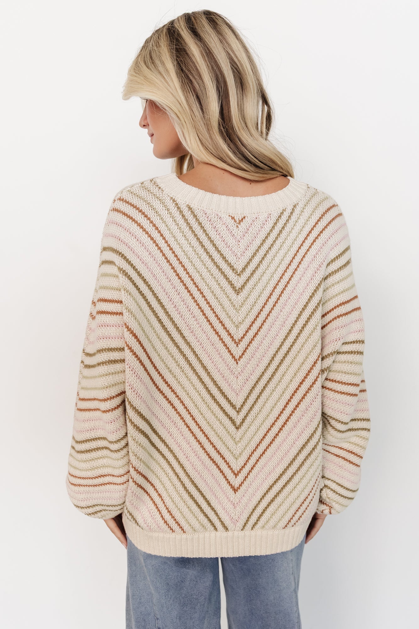 Tava Sweater | Ivory + Multi