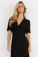 Fabric Swatch - Esti Chiffon | Black