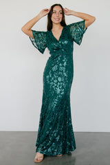 Esme Sequin Dress | Emerald