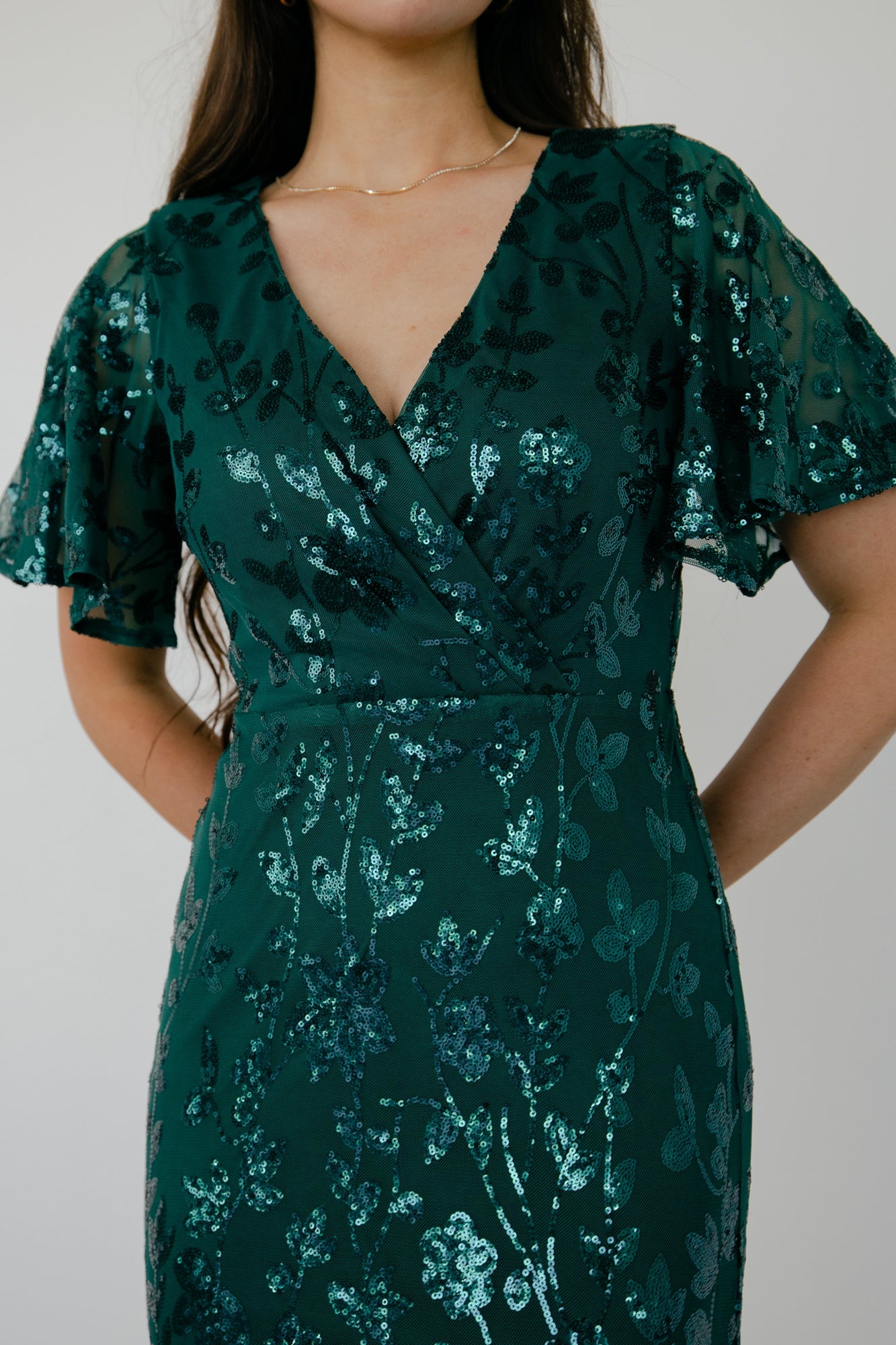 Esme Sequin Dress | Emerald