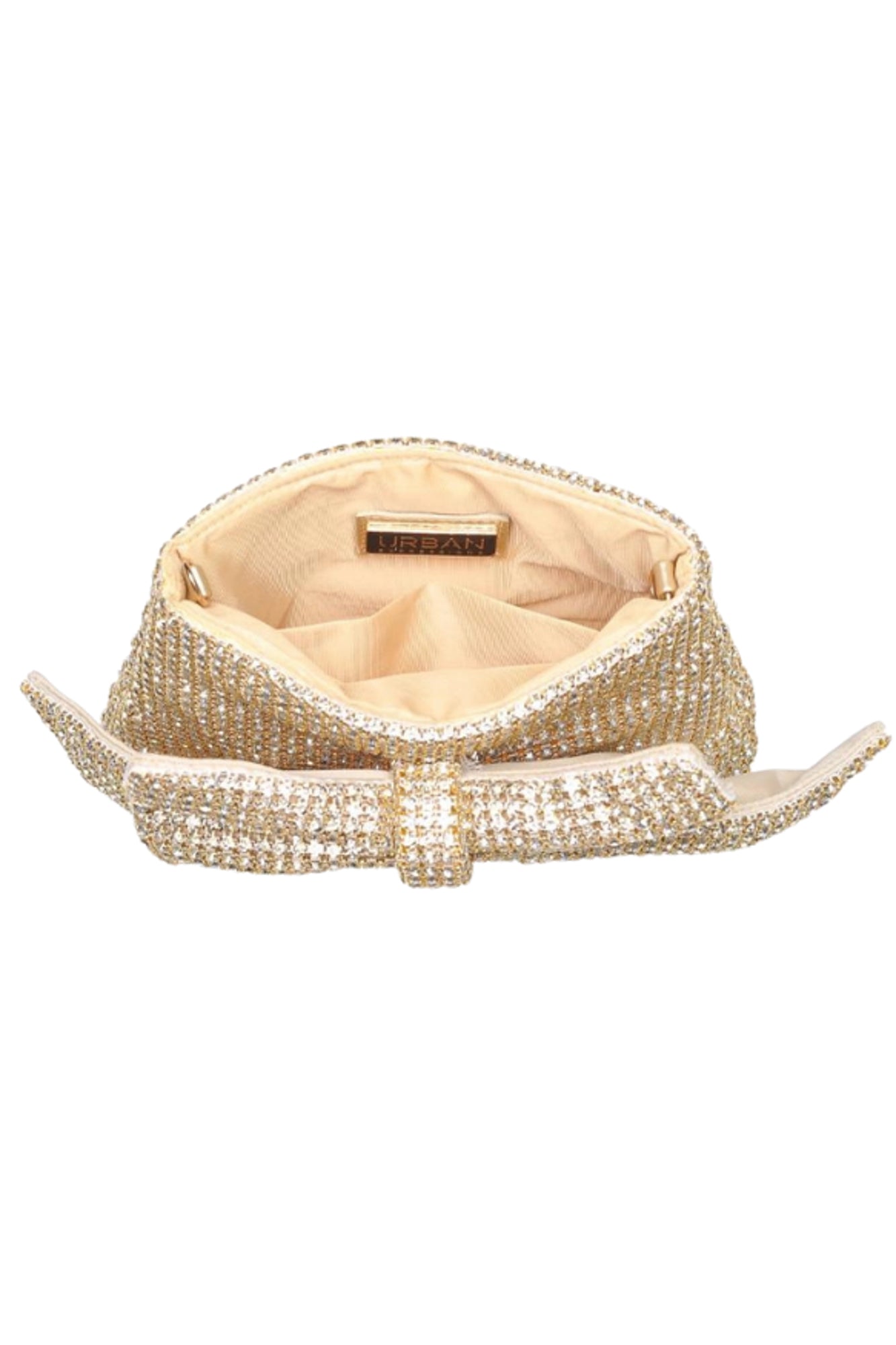 Geneva Bow Evening Bag | Gold