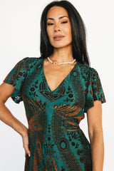 Kimberly Velvet Maxi Dress | Jade + Bronze