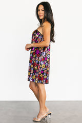 Malia Sequin Mini Dress | Black Multi