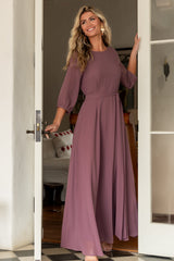Rebecca Maxi Dress | Vintage Plum