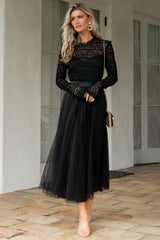 Lonnie Tulle Dress | Black