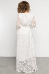 Daniella High Low Maxi Dress | White