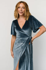 Fabric Swatch - Katelyn Velvet | Blue