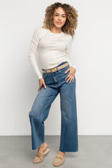 Deborah Buckle Belt | Nude Beige