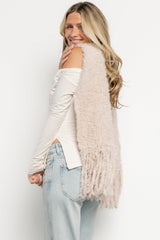 Felicity Soft Blanket Scarf | Light Beige