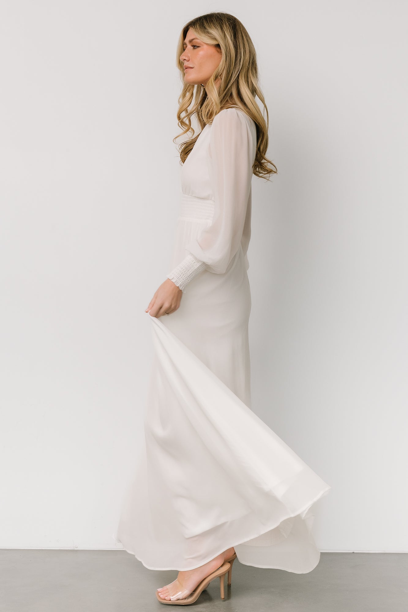 Olivia Maxi Dress | White