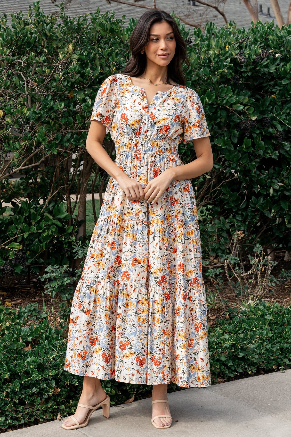 Claudia Maxi Dress | Multi Floral