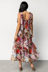 Anita Maxi Dress | Brown Multi Floral