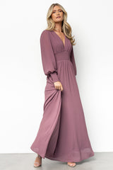 Olivia Maxi Dress | Vintage Plum
