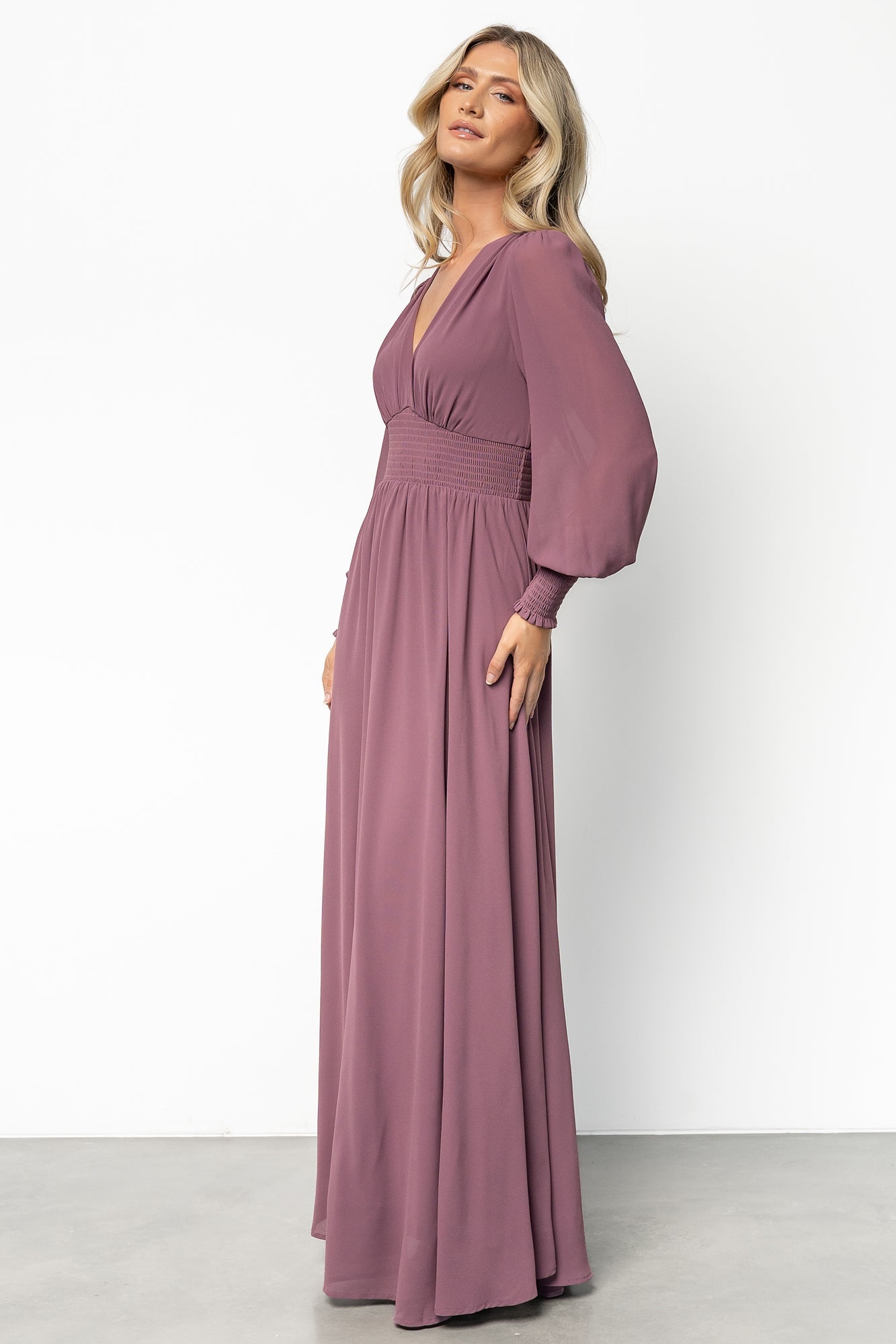 Olivia Maxi Dress | Vintage Plum