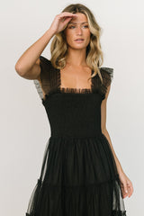 Fabric Swatch - Emma Tulle | Black