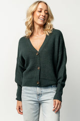 Gracie Knit Cardigan | Dark Green