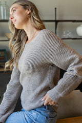 Viola Tie Back Sweater | Natural
