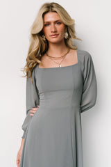 Fabric Swatch - Giselle Chiffon | Dusty Blue