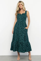 Maura Midi Dress | Green