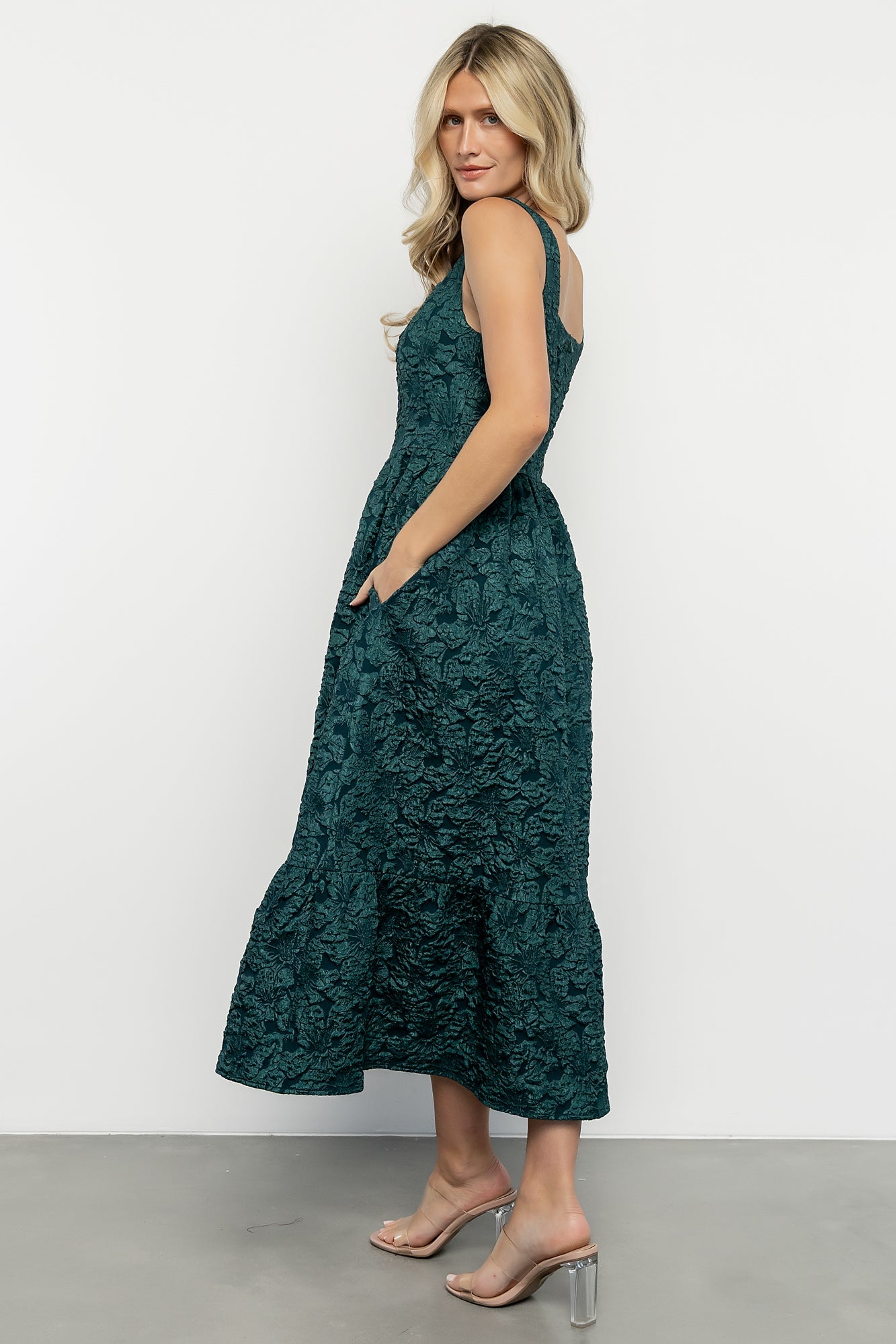 Maura Midi Dress | Green