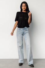 Riley Mid Rise Relaxed Fit Jeans | Light Wash