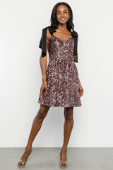 Vega Sequin Short Dress | Mauve