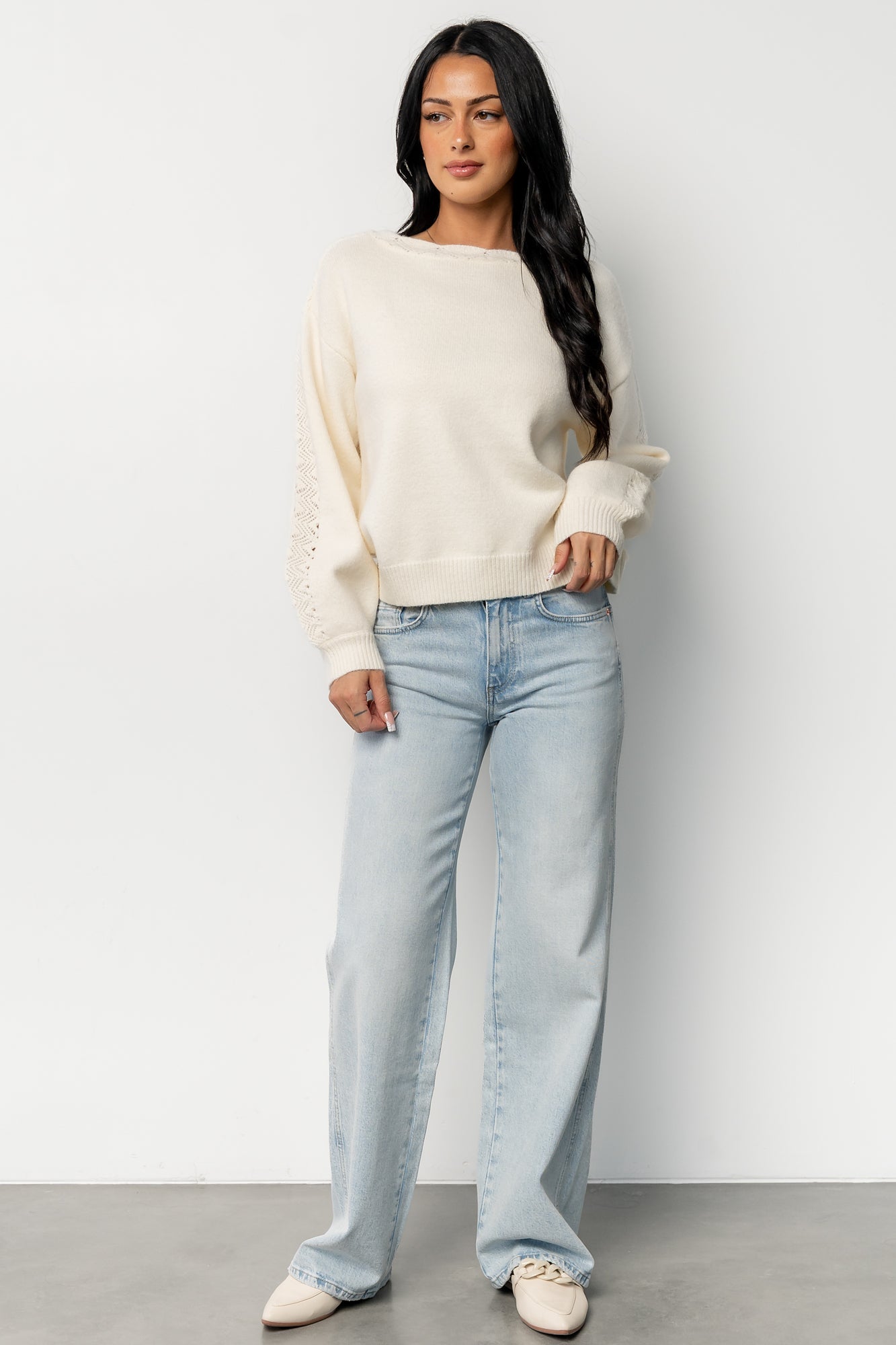 Lilja Knit Sweater | Cream
